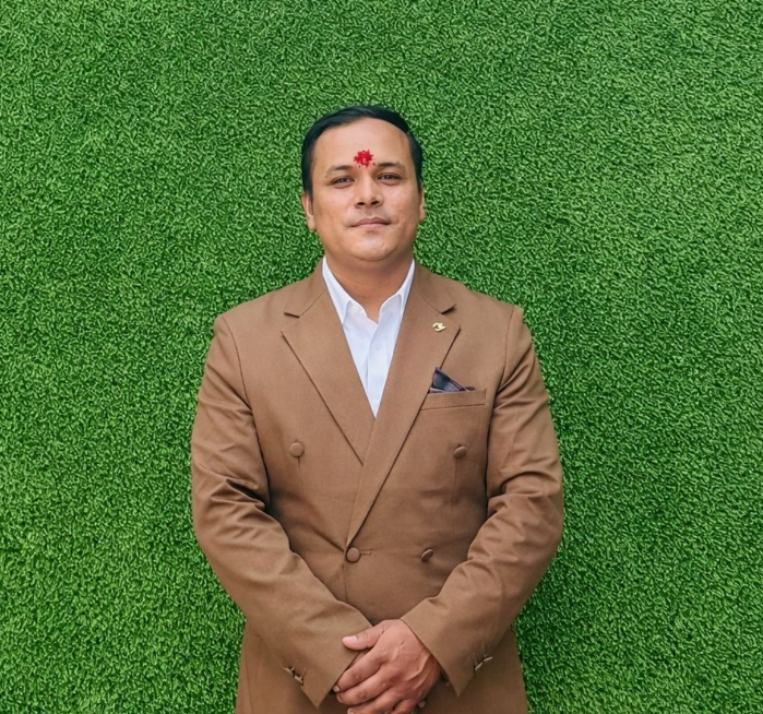 Mr. Nagendra Shrestha, Co‑Founder and Head Instructor at Arabica Bud Coffee